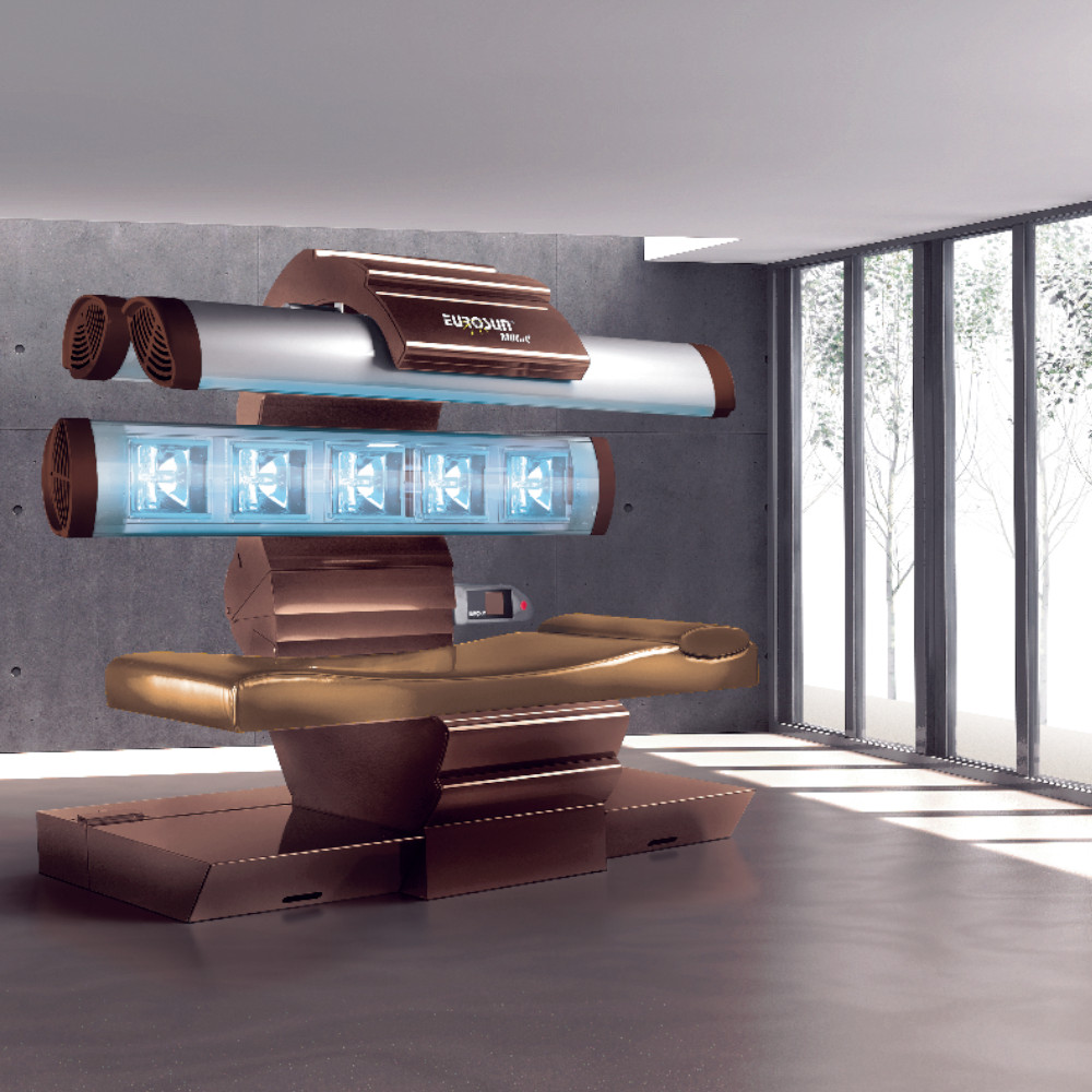 Lettino abbronzante Magic body Plus 3 Colonne per Solarium