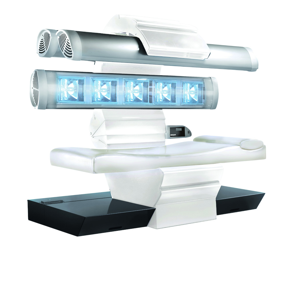Lettino abbronzante Magic body Plus 3 Colonne per Solarium