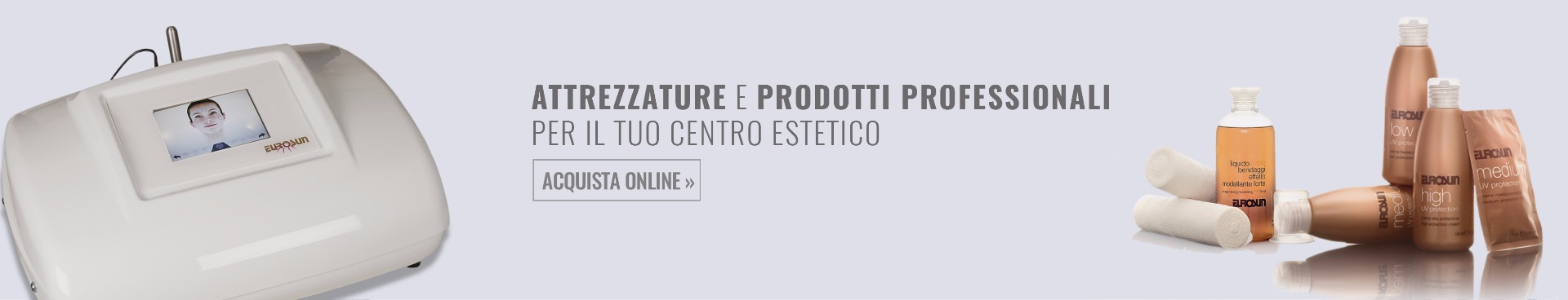 Attrezzature e prodotti professionali per centri estetici